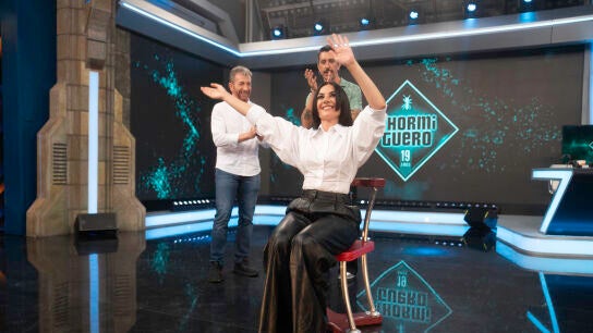 Miren Ibarguren alucin&oacute; con la &ldquo;silla bailonga&rdquo; de Marron en El Hormiguero