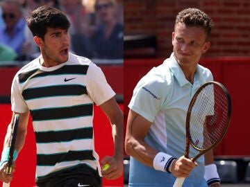 Carlos Alcaraz y Jiri Lehecka, finalistas de Queen's 2025