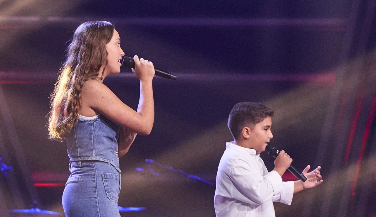 Camela suena en La Voz Kids y emociona al plató con una batalla llena de alma