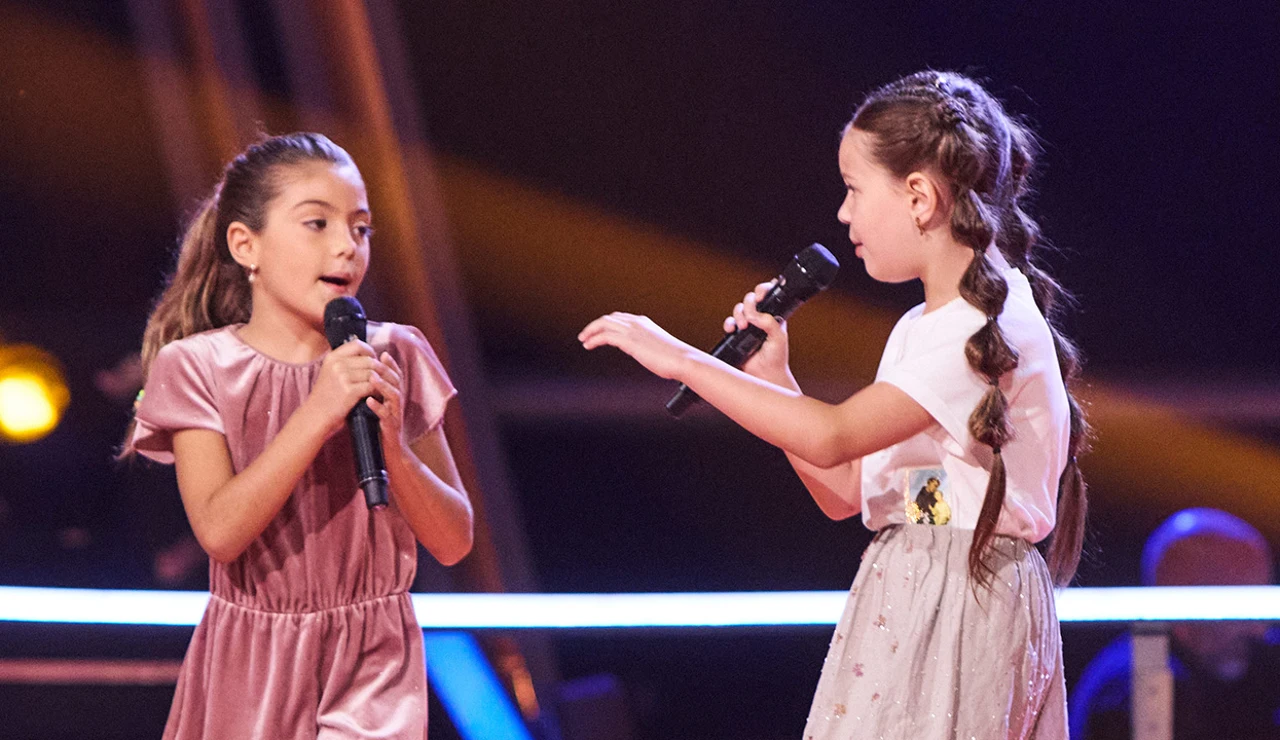 ¡Conexión total en el escenario!: así ha sido la batalla más femenina de La Voz Kids