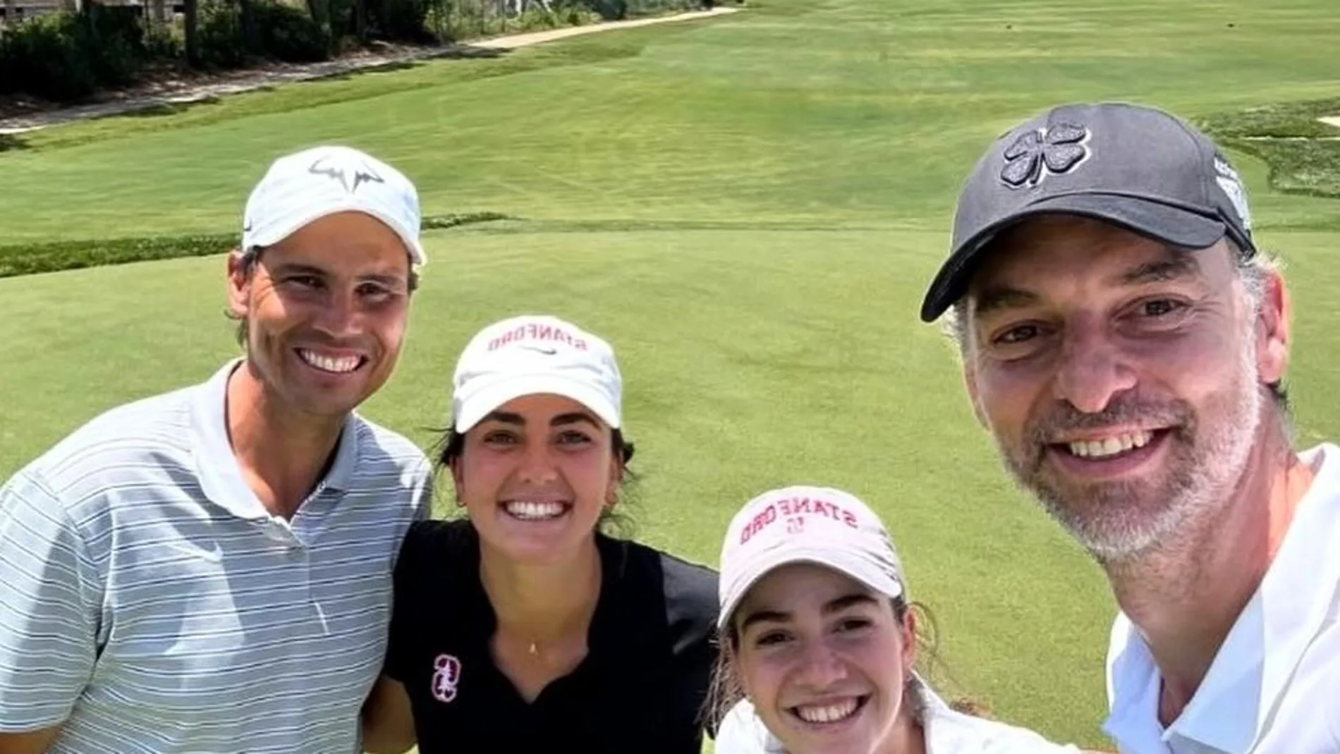 Rafa Nadal en el torneo benéfico de golf de Pau Gasol Rafa Nadal en el torneo benéfico de golf de Pau Gasol