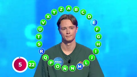 Rosa y Manu firman otro empate en El Rosco de Pasapalabra: tensión máxima por el bote millonario Rosa y Manu firman otro empate en El Rosco de Pasapalabra: tensión máxima por el bote millonario