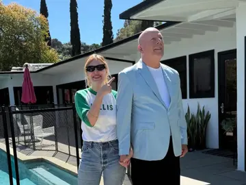 Tallulah Willis con su padre Bruce Willis Tallulah Willis con su padre Bruce Willis