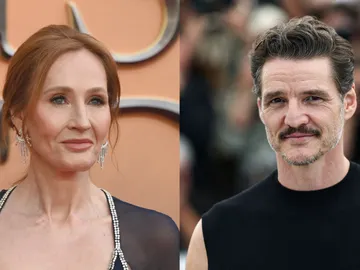 J.K. Rowling y Pedro Pascal J.K. Rowling y Pedro Pascal