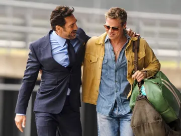 Javier Bardem junto a Brad Pitt Javier Bardem junto a Brad Pitt