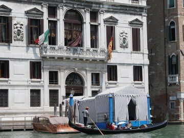 El lujoso hotel Aman de Venecia, donde se hospedan el fundador de Amazon, Jeff Bezos, y su prometida, Lauren Sánchez