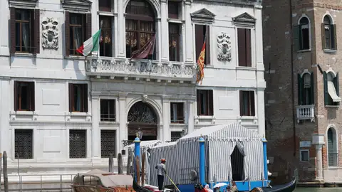 El lujoso hotel Aman de Venecia, donde se hospedan el fundador de Amazon, Jeff Bezos, y su prometida, Lauren Sánchez El lujoso hotel Aman de Venecia, donde se hospedan el fundador de Amazon, Jeff Bezos, y su prometida, Lauren Sánchez
