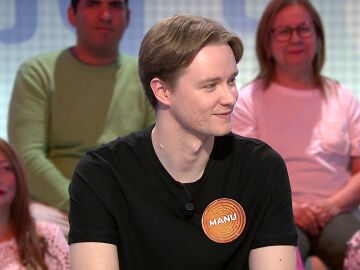 El color naranja vuelve a Manu en Pasapalabra tras seis programas en la Silla Azul 