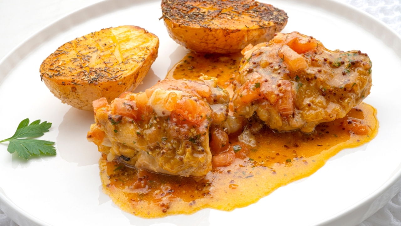 Pollo guisado de la abuela Teté, de Karlos Arguiñano: "El equipo está enamorado de esta receta" Pollo guisado de la abuela Teté, de Karlos Arguiñano: "El equipo está enamorado de esta receta"