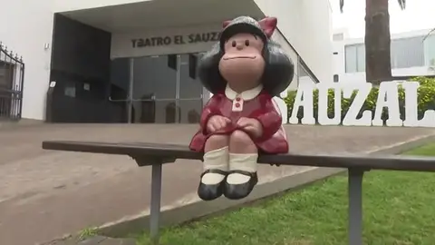 Mafalda llega a Tenerife y se convierte en la única escultura del mundo ubicada fuera de una gran ciudad Mafalda llega a Tenerife y se convierte en la única escultura del mundo ubicada fuera de una gran ciudad