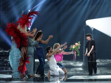 Una primera semifinal inolvidable: los n&uacute;meros eurovisivos llevan a Melani a la final y a Goyo Jim&eacute;nez a lo m&aacute;s alto 