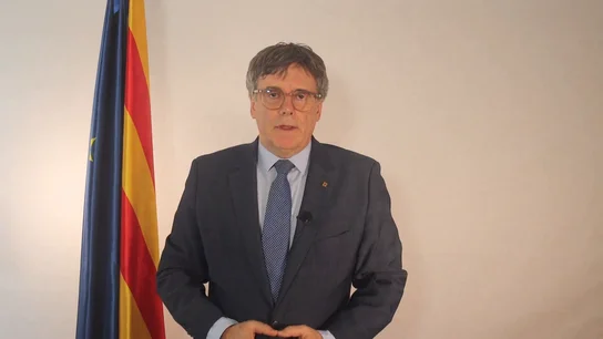 Puigdemont arremete conra el Supremo por no aplicar la ley de amnistía: "Boicotean las leyes en las que están en desacuerdo" Puigdemont arremete conra el Supremo por no aplicar la ley de amnistía: "Boicotean las leyes en las que están en desacuerdo"