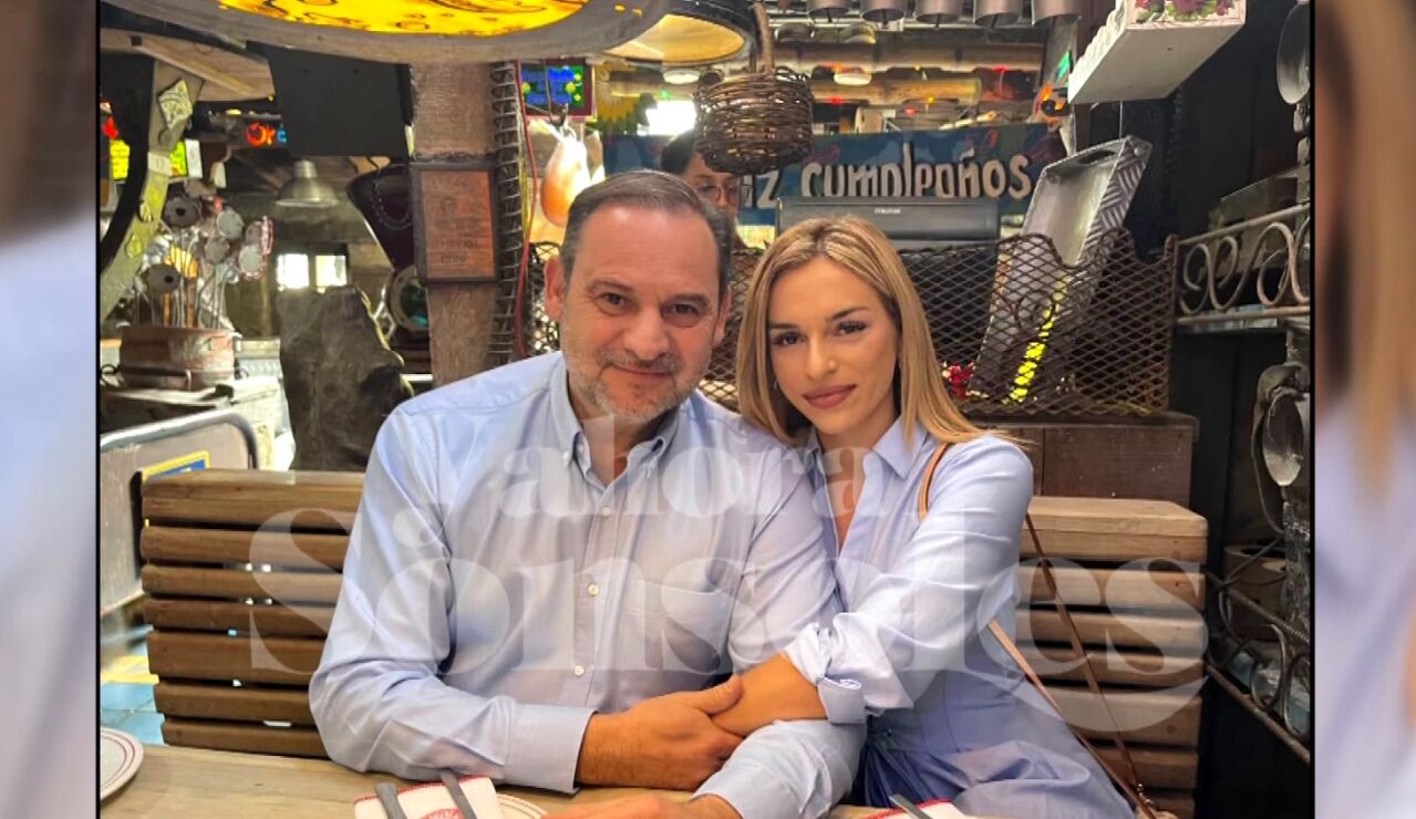 José Luis Ábalos y Andrea de la Torre