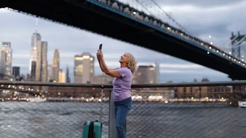 Una turista en Estados Unidos Una turista en Estados Unidos