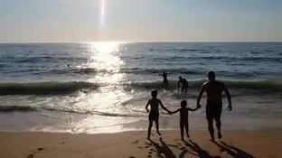 Una playa de Galicia Una playa de Galicia