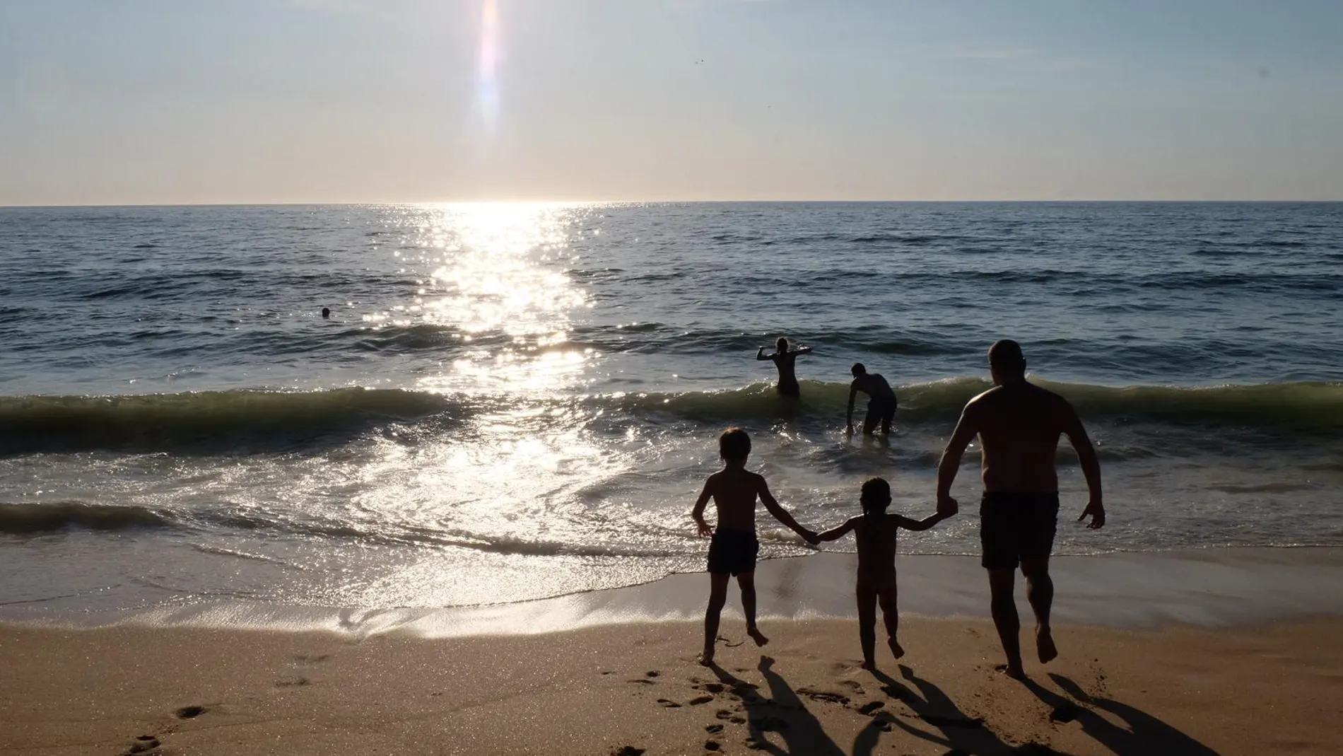 Una playa de Galicia Una playa de Galicia