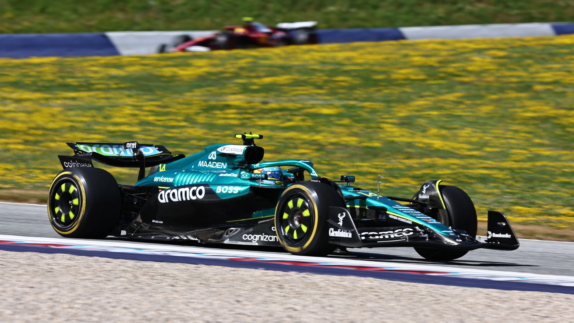 Fernando Alonso durante el GP de Austria 2025 Fernando Alonso durante el GP de Austria 2025