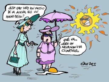 La ola de calor, en la viñeta gráfica de Alfredo Boto