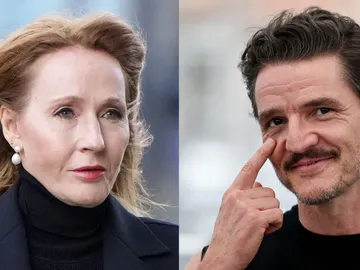 J.K. Rowling y Pedro Pascal J.K. Rowling y Pedro Pascal