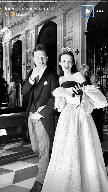 Lorenzo Moinet y Gabriela Represa recién casados Lorenzo Moinet y Gabriela Represa recién casados