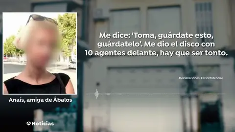 El relato de Anaís, expareja de Ábalos, sobre la mañana del registro: "Me dio el disco con 10 agentes delante, hay que ser tonto" El relato de Anaís, expareja de Ábalos, sobre la mañana del registro: "Me dio el disco con 10 agentes delante, hay que ser tonto"