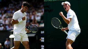 Carlos Alcaraz y Oliver Tarvet, rivales en segunda ronda de Wimbledon 2025