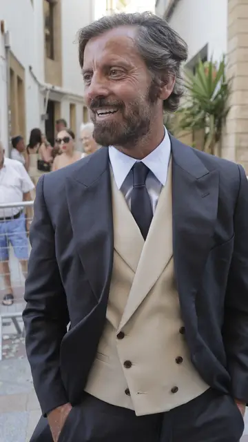 Quique Sánchez Flores, en la boda de su hija Paty Quique Sánchez Flores, en la boda de su hija Paty