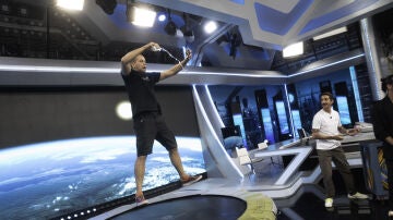 ¿Cuándo se puede dar la ingravidez? Marron lo ejemplifica en El Hormiguero