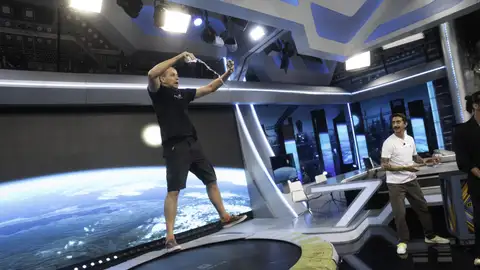 ¿Cuándo se puede dar la ingravidez? Marron lo ejemplifica en El Hormiguero ¿Cuándo se puede dar la ingravidez? Marron lo ejemplifica en El Hormiguero