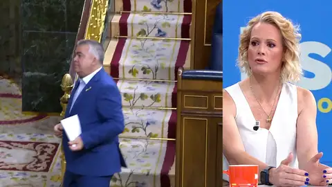 Zaida Cantera en Espejo Público. Zaida Cantera en Espejo Público.