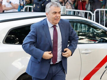 Santos Cerdán antes de declarar como investigado ante el juez del Tribunal Supremo