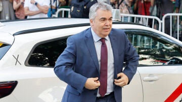 Santos Cerdán antes de declarar como investigado ante el juez del Tribunal Supremo