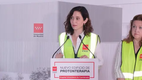 Ayuso tras las incidencias de Adif Ayuso tras las incidencias de Adif