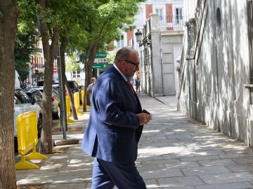 Koldo García a su llegada al Supremo