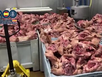 Detenido por distribuir carne en putrefacción adulterada con productos químicos en Leganés