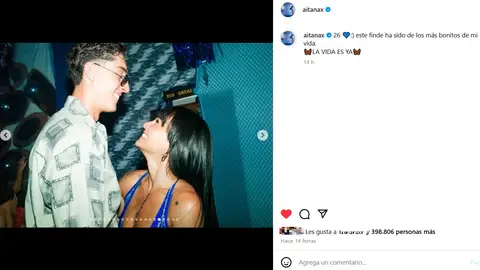 Primera foto de Aitana y Plex Primera foto de Aitana y Plex