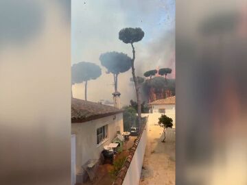 Incendio en Chiclana Incendio en Chiclana