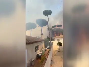 Incendio en Chiclana Incendio en Chiclana