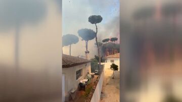 Incendio en Chiclana