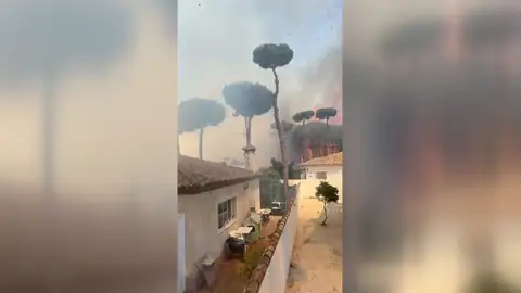 Incendio en Chiclana Incendio en Chiclana