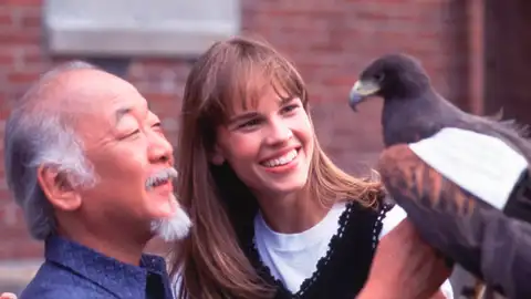 Hilary Swank en Karate Kid Hilary Swank en Karate Kid