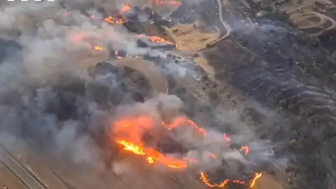 Incendio Lleida Incendio Lleida