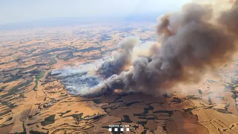 Descartan más víctimas mortales dentro del perímetro del incendio de Torrefeta (Lleida) Descartan más víctimas mortales dentro del perímetro del incendio de Torrefeta (Lleida)