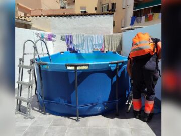 La piscina portátil