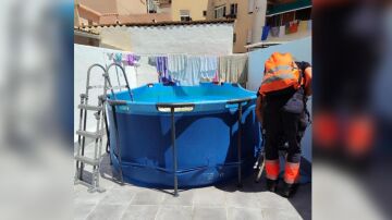La piscina portátil
