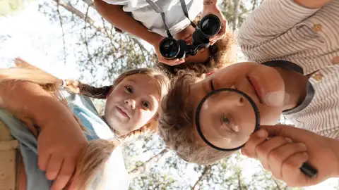 Imagen de archivo de unos niños Imagen de archivo de unos niños
