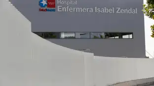 Fachada del Hospital Enfermera Isabel Zendal Fachada del Hospital Enfermera Isabel Zendal
