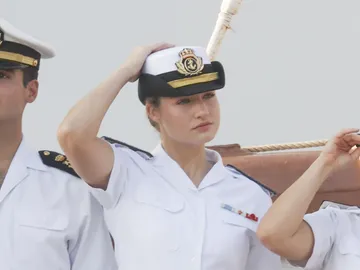 La princesa Leonor llega a Gijón La princesa Leonor llega a Gijón