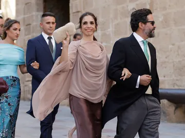 Elena Furiase en la boda de Paty Sánchez-Flores Elena Furiase en la boda de Paty Sánchez-Flores