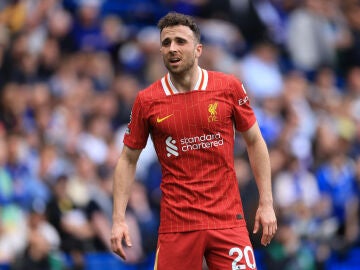 Diogo Jota, en un partido con el Liverpool